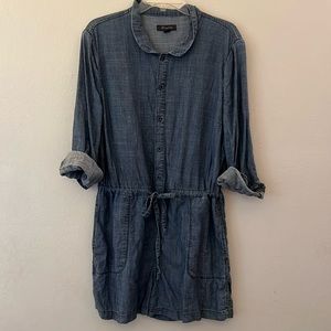 Anthropologie Denim Romper Size L